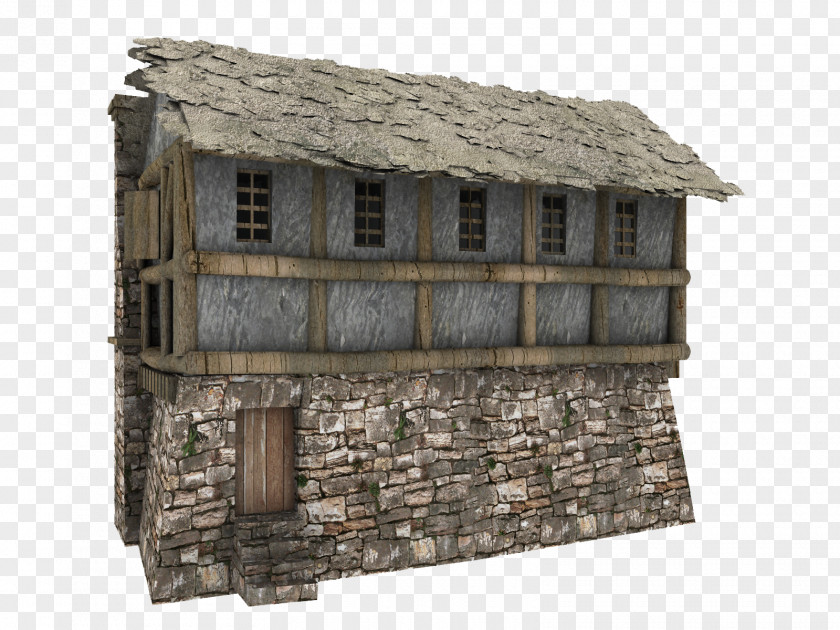 Countryside Stone House Building DeviantArt Castle PNG