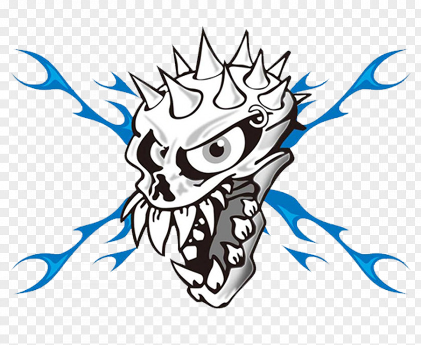 Evil Skull Clip Art PNG