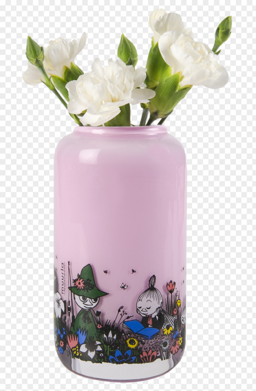 Glass Vase Moomins Moominvalley Muurla Moomintroll PNG