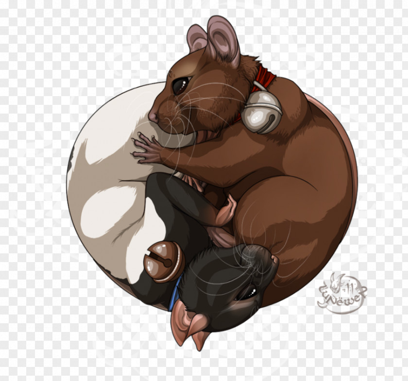 Rat & Mouse Tattoo Ink Yin And Yang Artist PNG