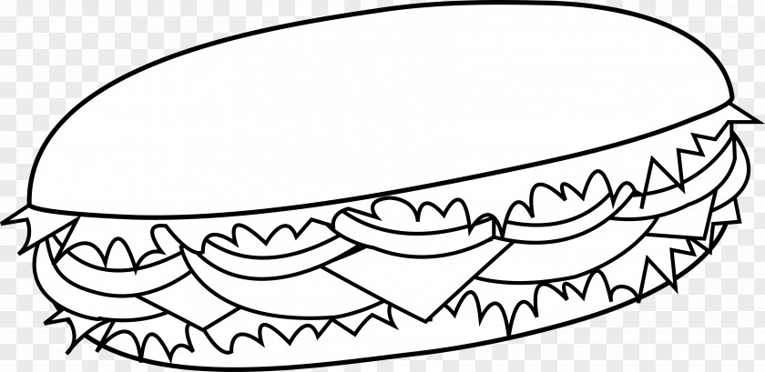 Sub Cliparts Submarine Sandwich Ham And Cheese Breakfast Clip Art PNG