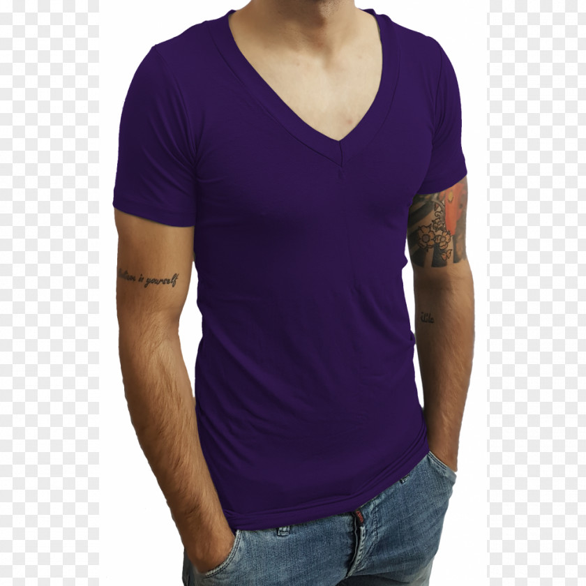 T-shirt Purple Collar Blouse PNG