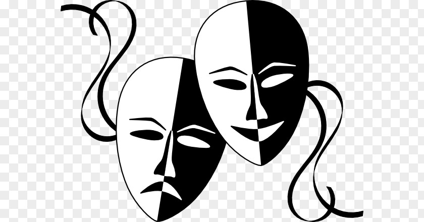Theatre Cliparts Mask Drama Clip Art PNG