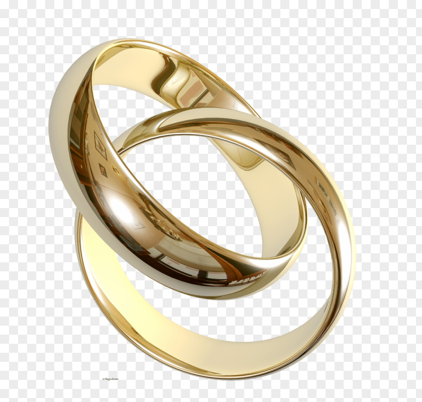 Wedding Ring Civil Marriage Invitation PNG