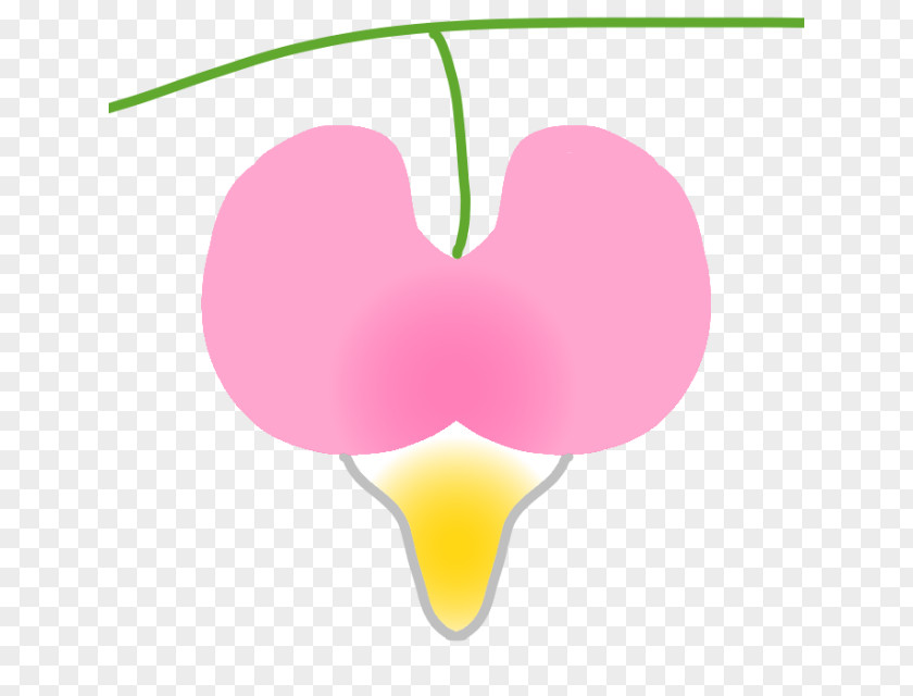 Clip Art Heart Pink M M-095 PNG