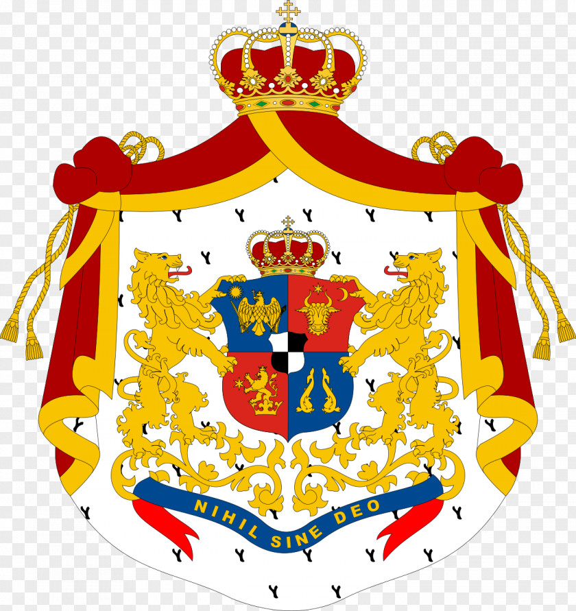 Democracy And Prosperity Kingdom Of Romania Flag Coat Arms PNG