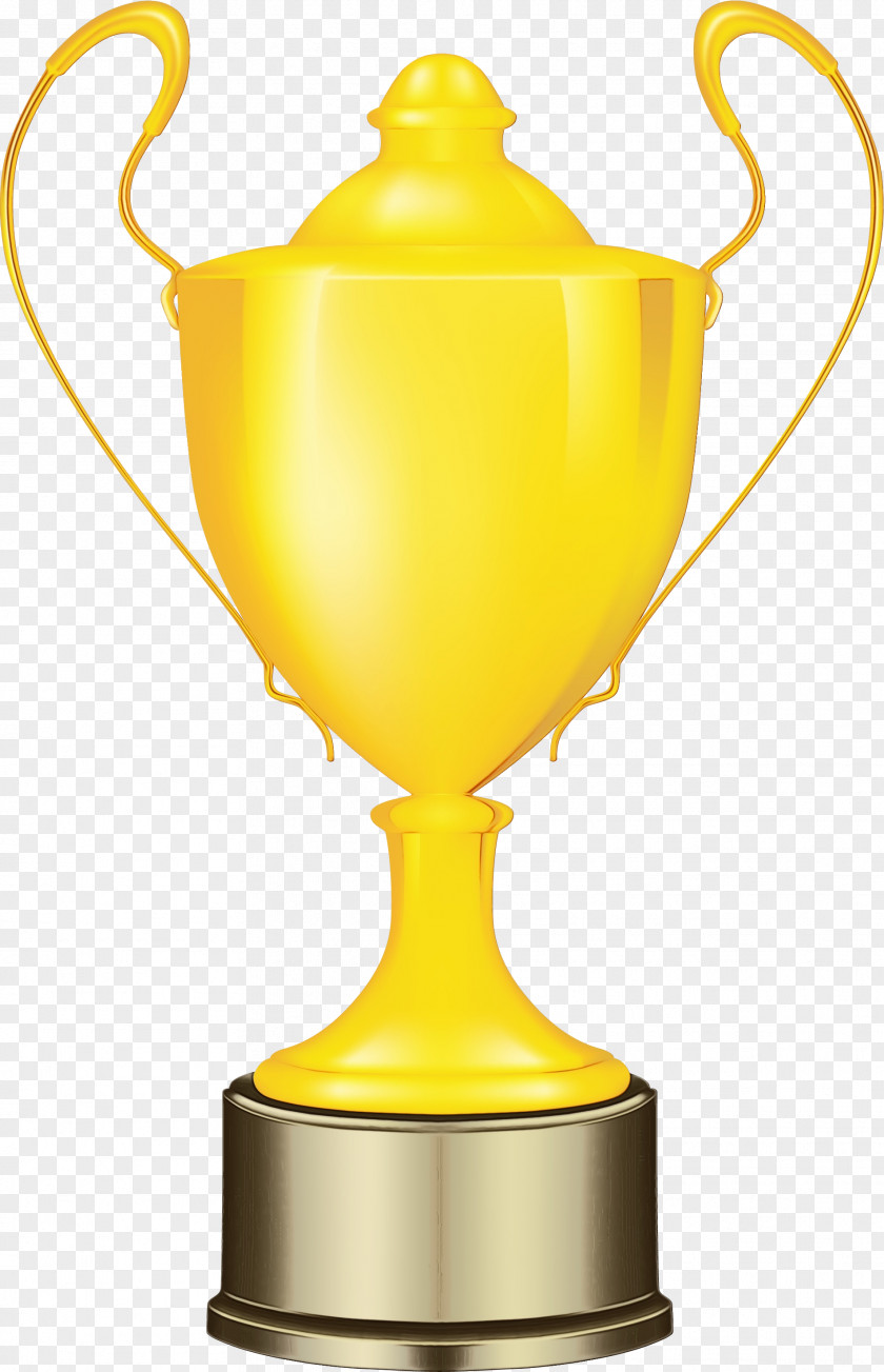 Drinkware Yellow Trophy PNG