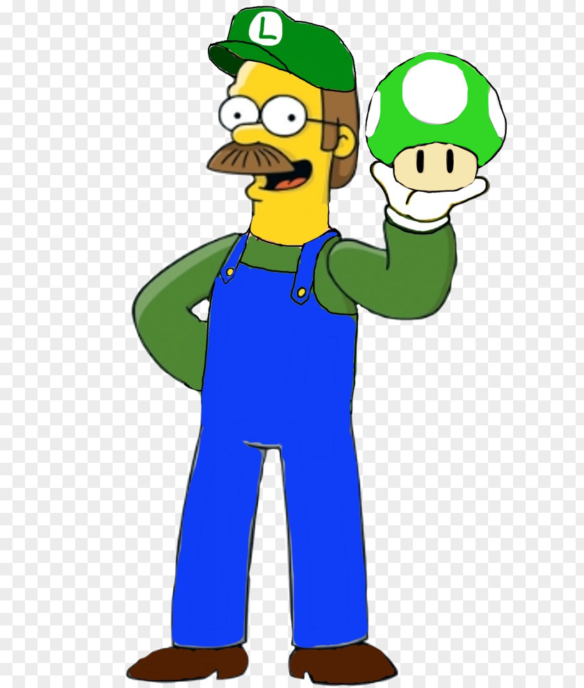 Luigi Ned Flanders The Simpsons: Tapped Out Homer Simpson Maude PNG