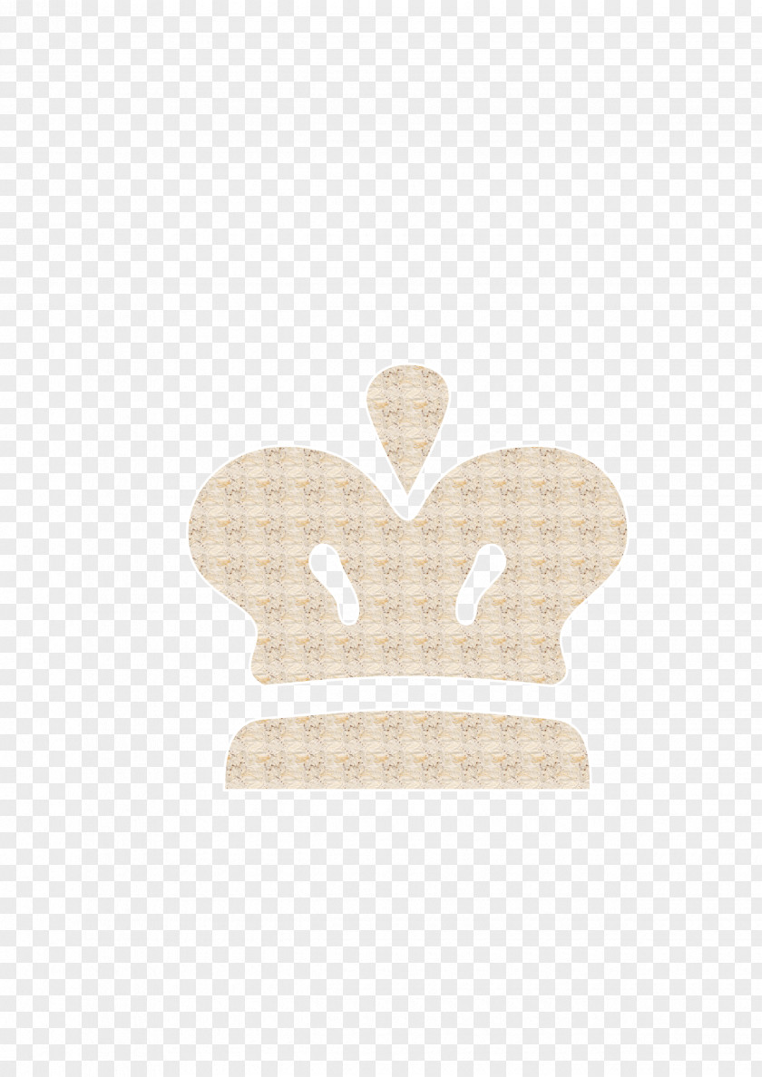 Imperial Crown Beige Pattern PNG