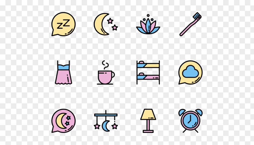 Sleep Clock Technology Line Clip Art PNG