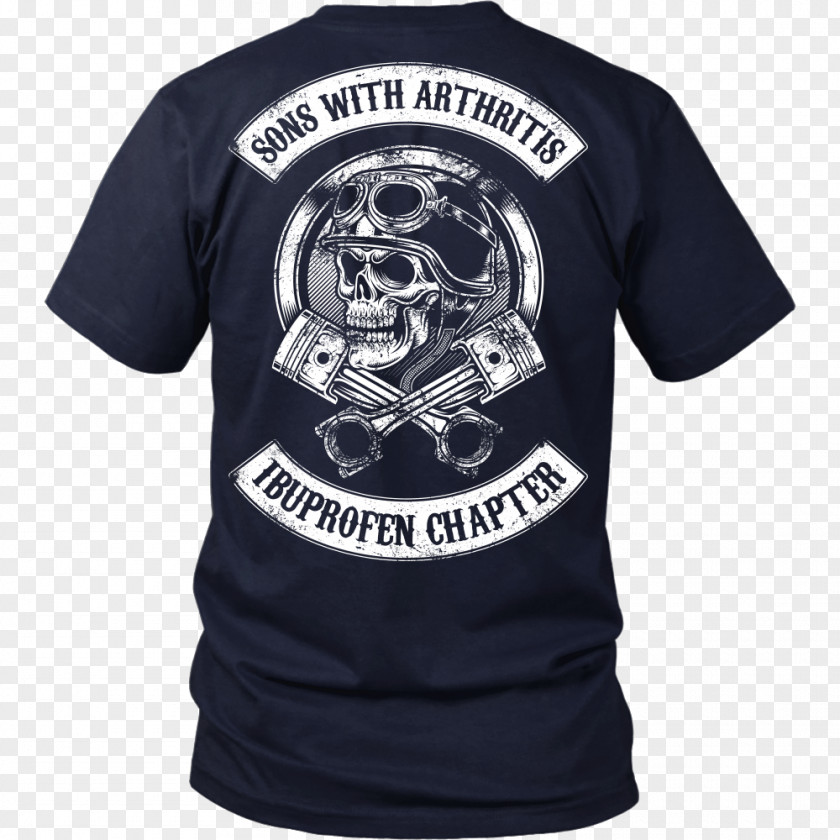Arthritis T-shirt Son Sleeve Motorcycle PNG