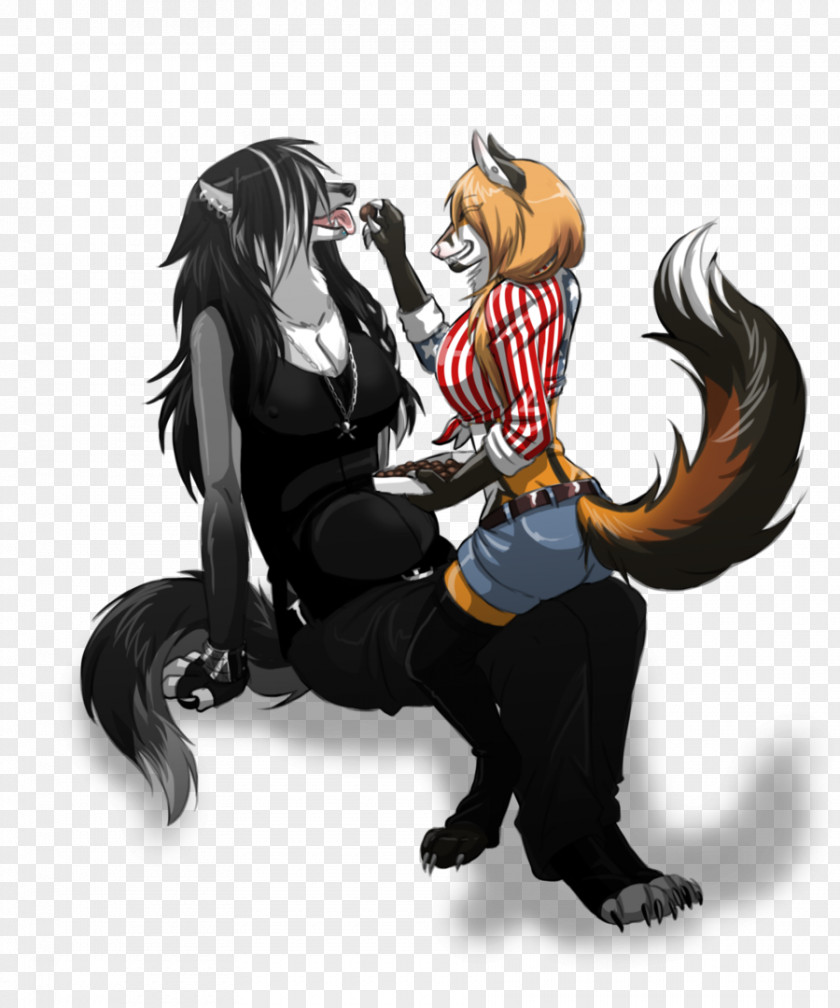 Cute Little Animals Gray Wolf Red Fox Furry Fandom Drawing PNG