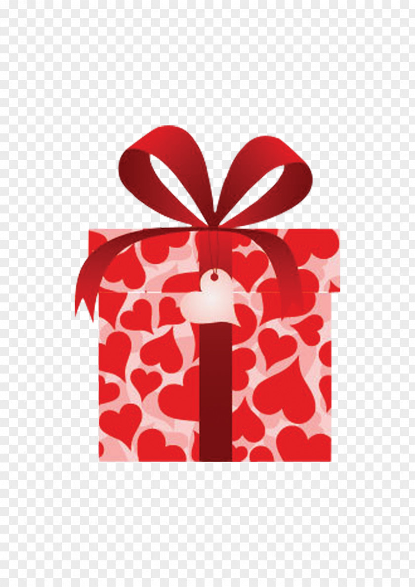 Gift Box Valentines Day Heart PNG