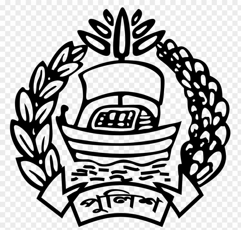Monogram Bangladesh Police Government Agency Station PNG