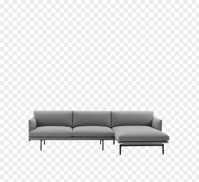 Chaise Longue Couch Muuto Chair Table PNG