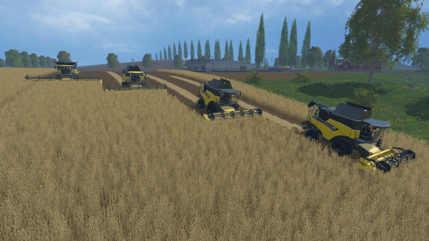 Farming Simulator 15 17 American Truck Euro 2 Combine Harvester PNG