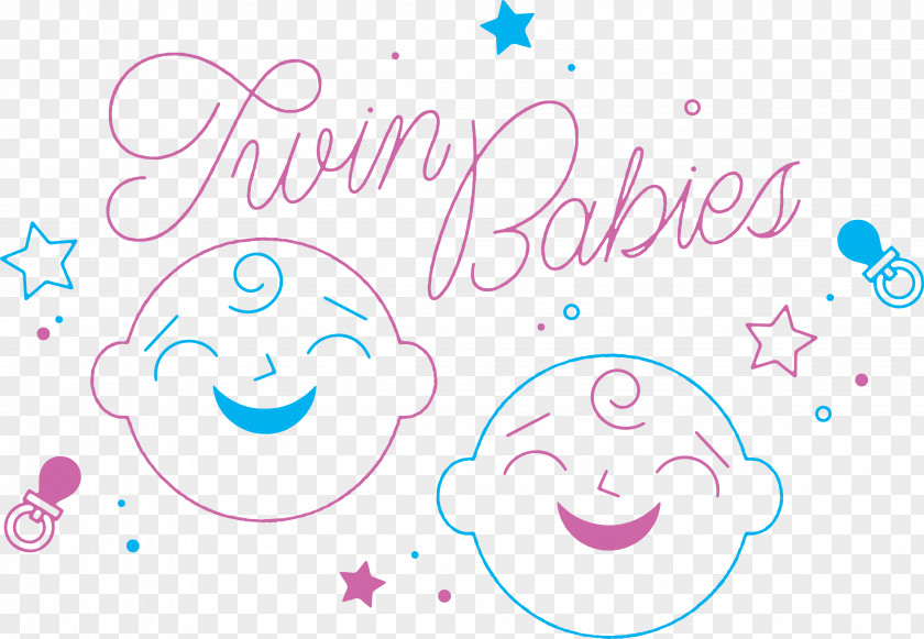 Painted Baby Russia Infant Euclidean Vector Twin Illustration PNG