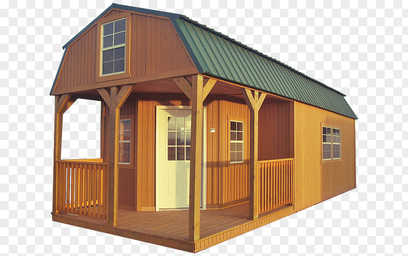 Cabin Loft Portable Building Barn Log PNG