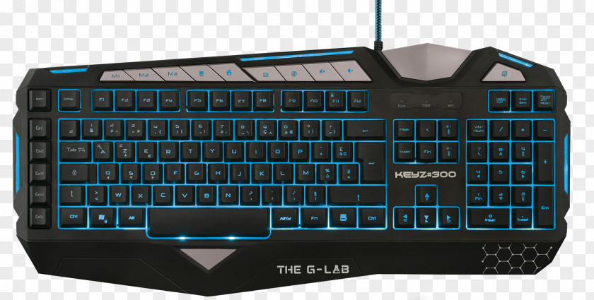 Keyboard Computer AZERTY Buzz Backlight PNG