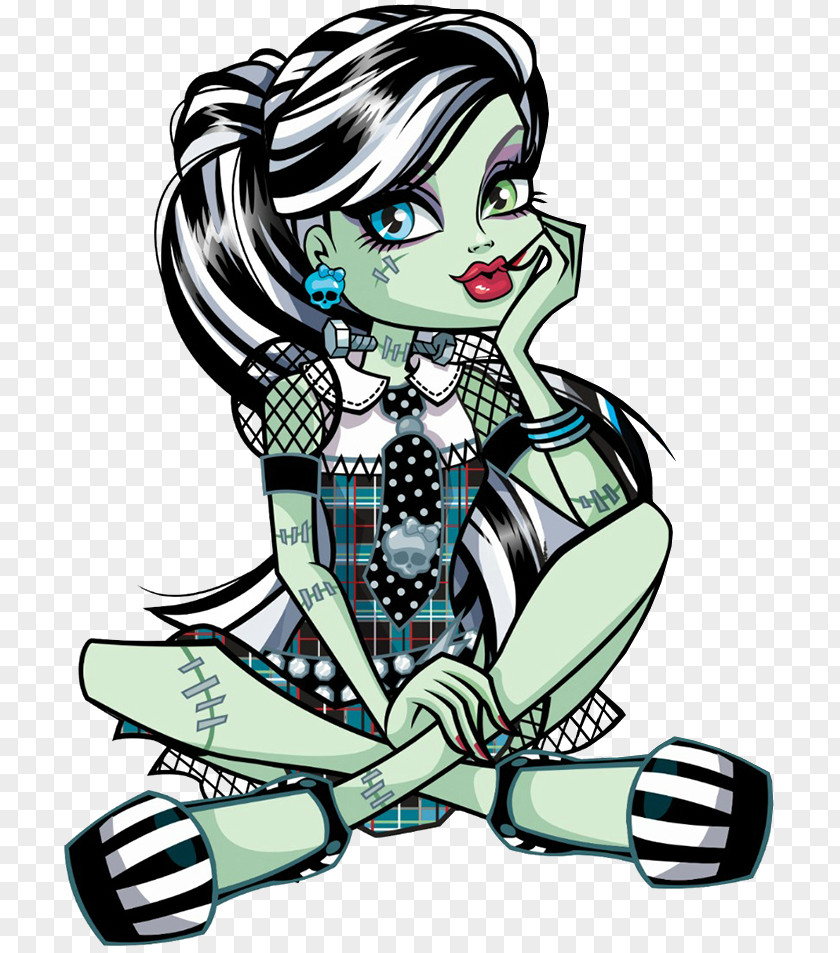 Monster Frankie Stein High Basic Doll PNG