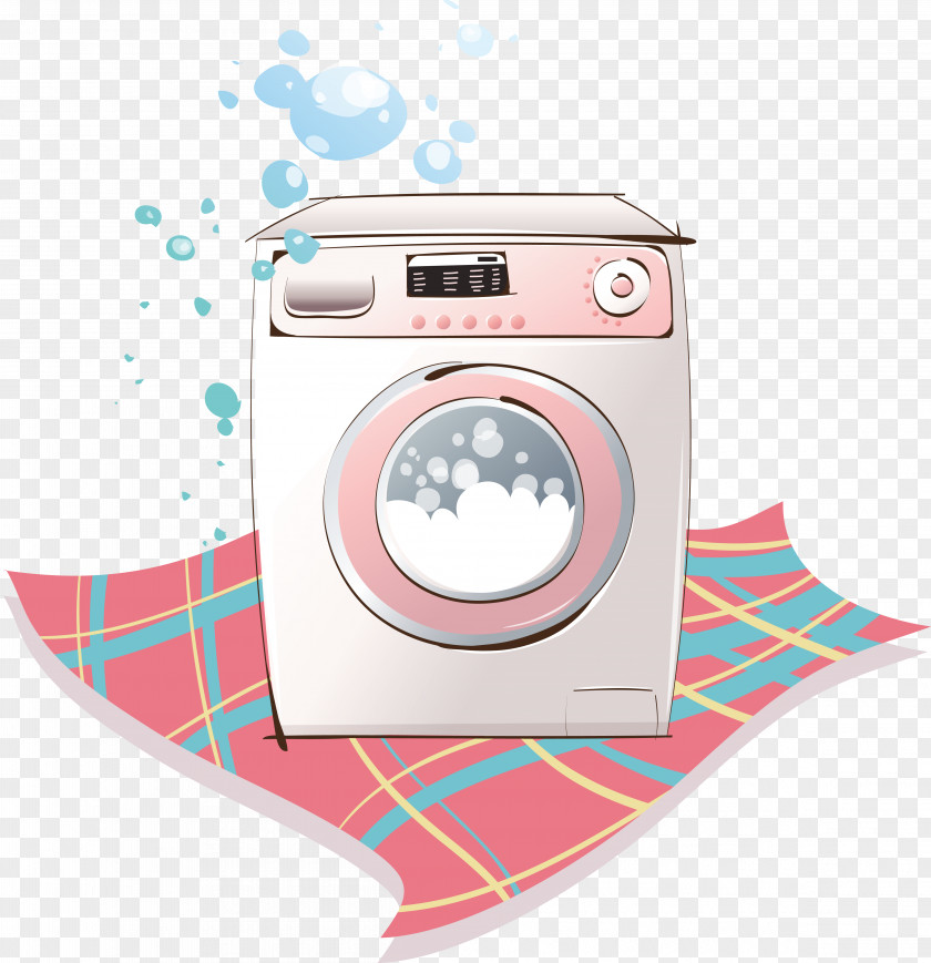 Washing Machine Machines Home Appliance Laundry Refrigerator PNG