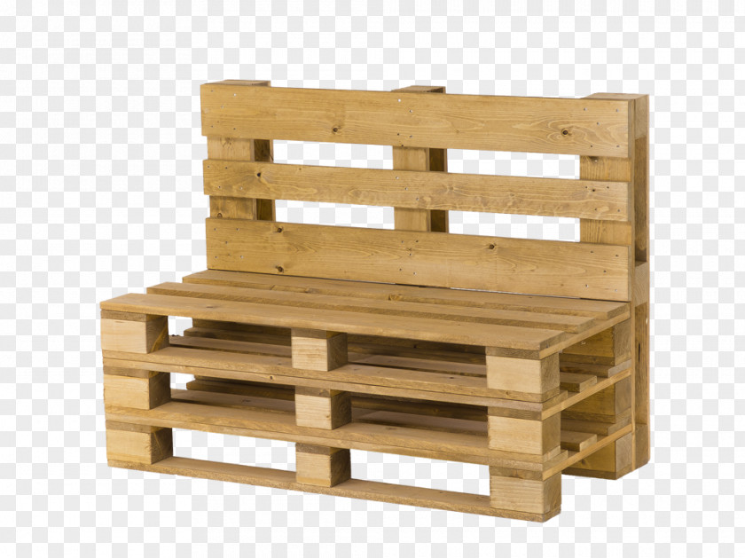 Bench Garden Furniture Pallet Plywood PNG