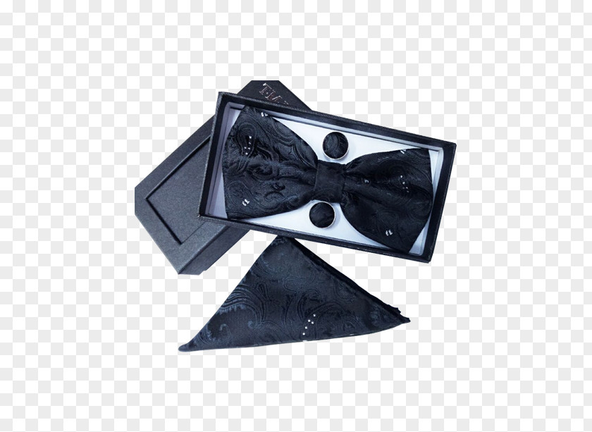 Black Bow Tie Necktie Einstecktuch Handkerchief Clothing Accessories PNG