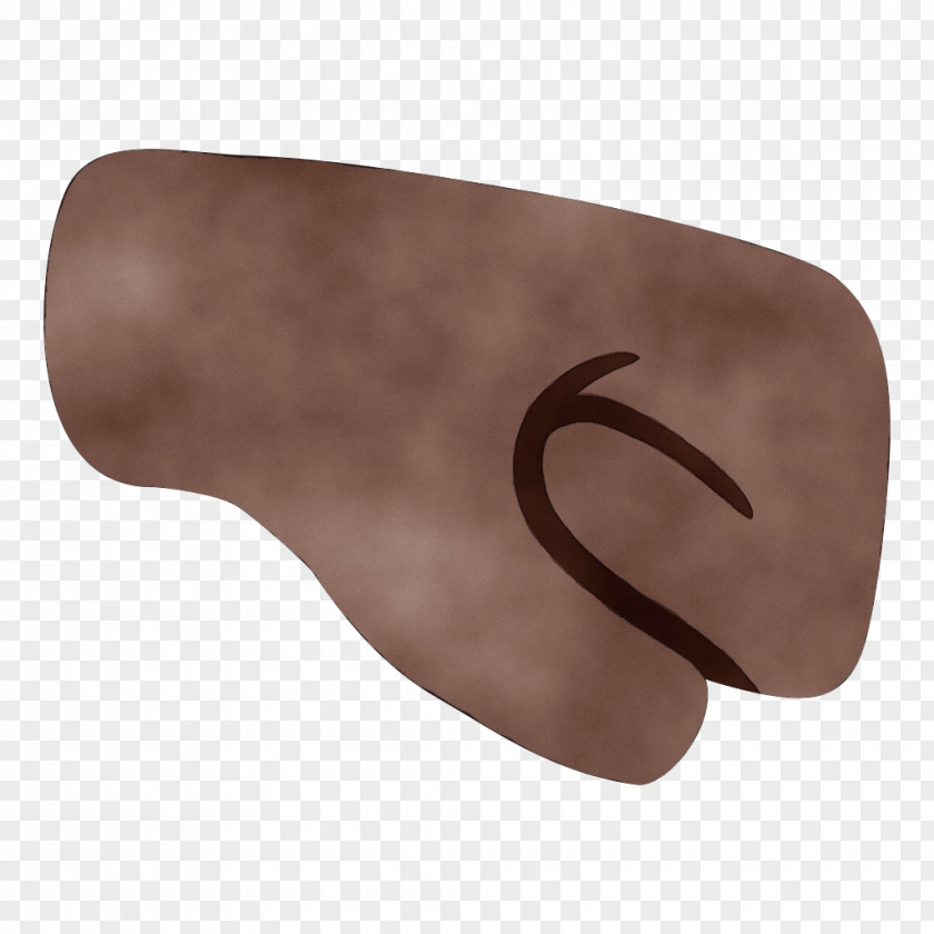 Brown Nose Beige Leather Ear PNG