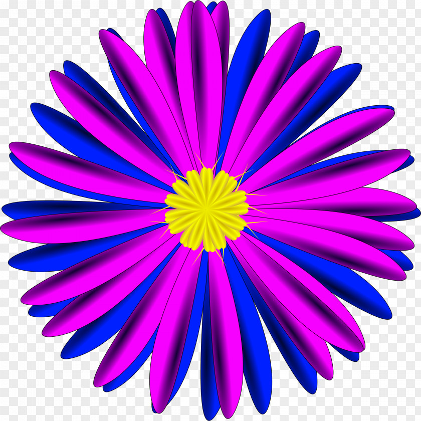 Flower Blue Pink Clip Art PNG