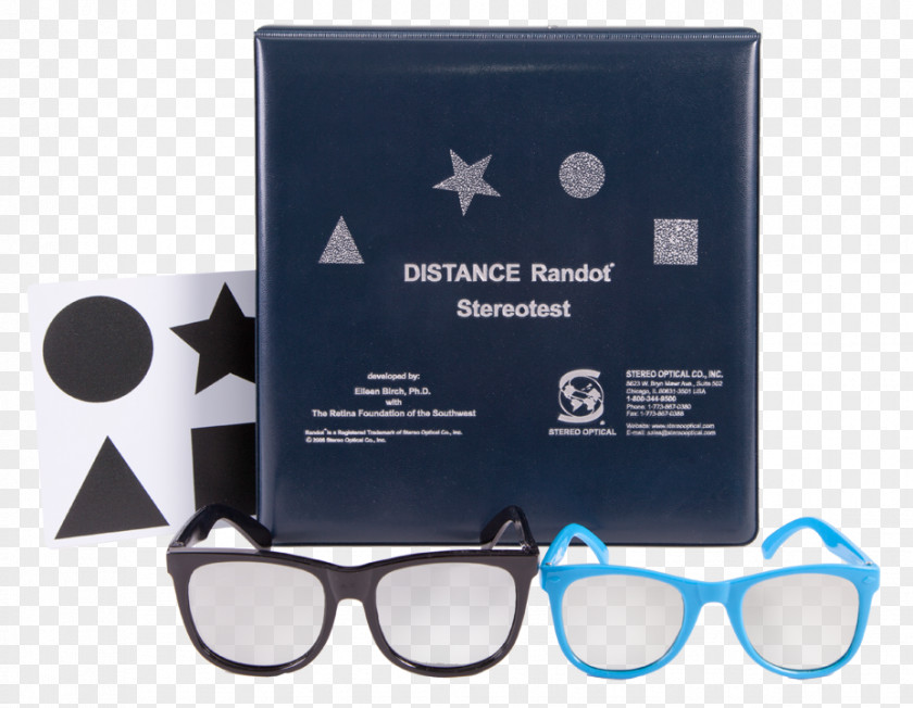 Glasses Random Dot Stereogram Stereopsis Lang-Stereotest Stereoscopic Acuity PNG