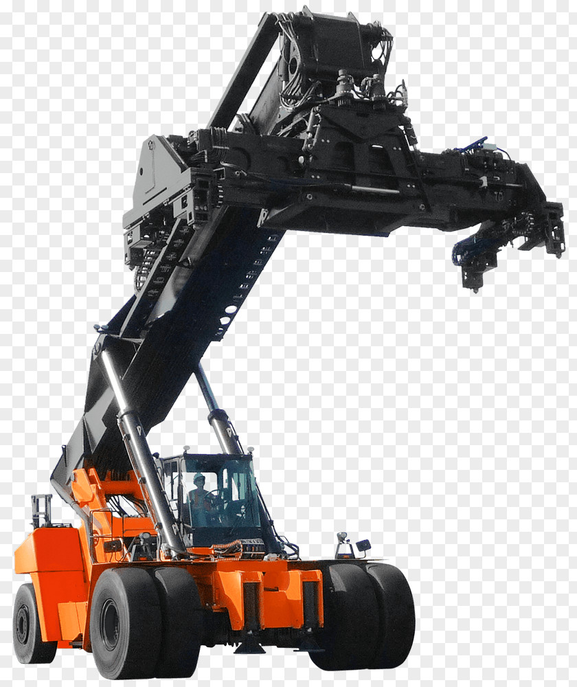 Heavy Equipment Toyota Highlander Forklift Reach Stacker Intermodal Container PNG