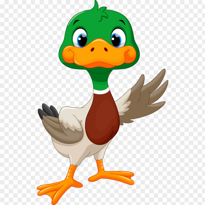 Lovely Duck Goose Clip Art PNG