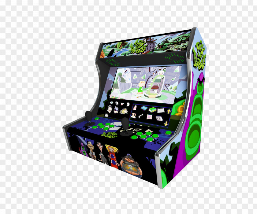 Street Fighter Day Of The Tentacle Arcade Cabinet Game La Borne PNG
