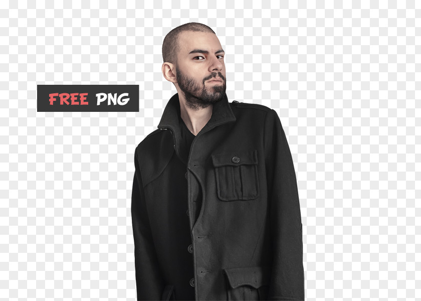 Asphalt Texture Facial Hair Man Coat PNG