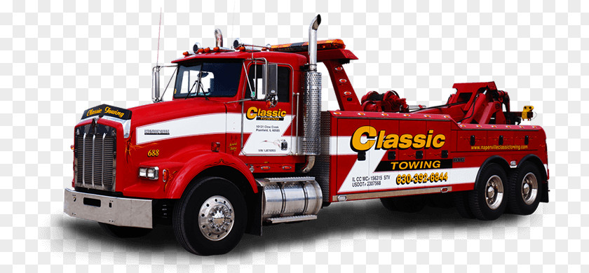 Car Tow Truck Commercial Vehicle Towing Semi-trailer PNG