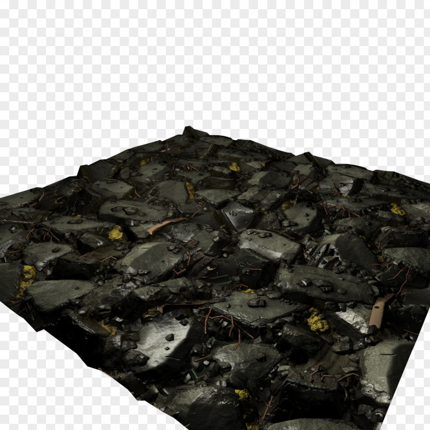 Debris Rock Texture Mapping Rubble Autodesk Maya PNG