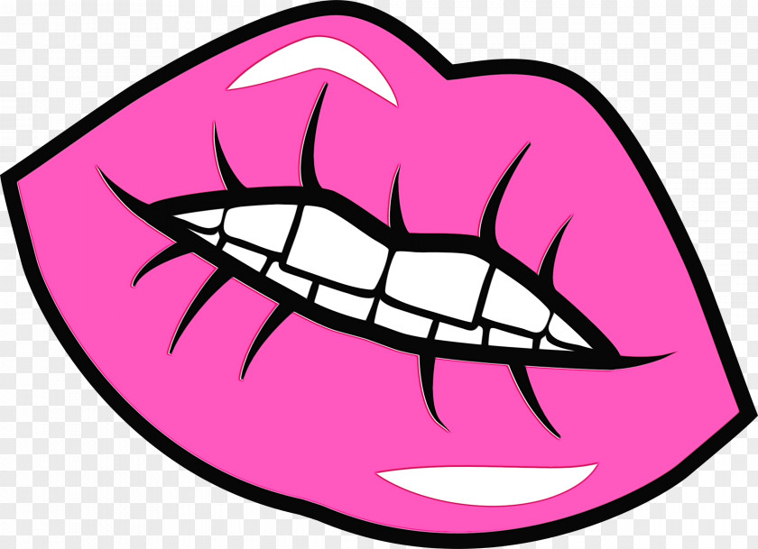 Symbol Magenta Pink Lip Mouth Eye Clip Art PNG