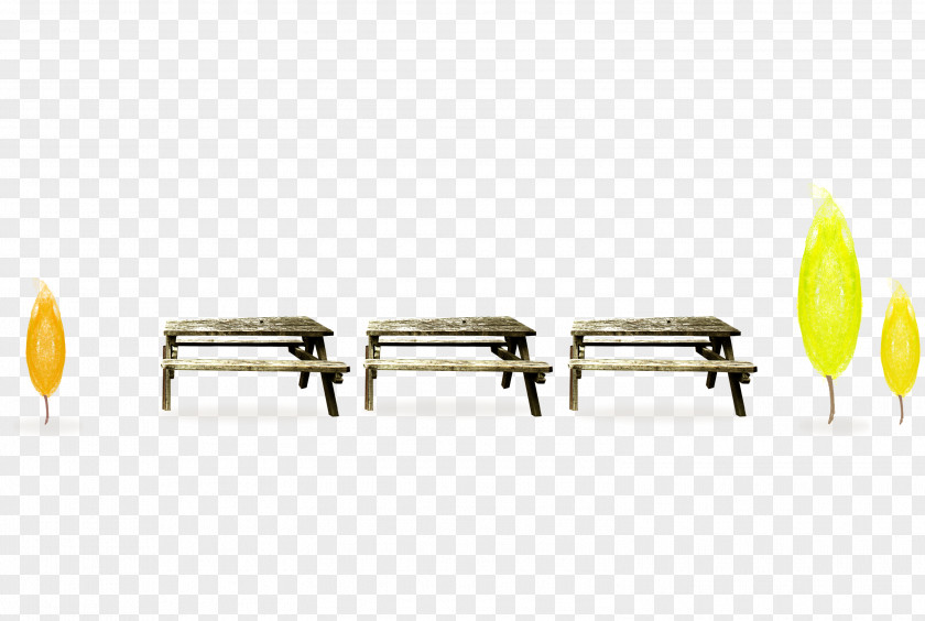 Wooden Table Chair Park Bench PNG