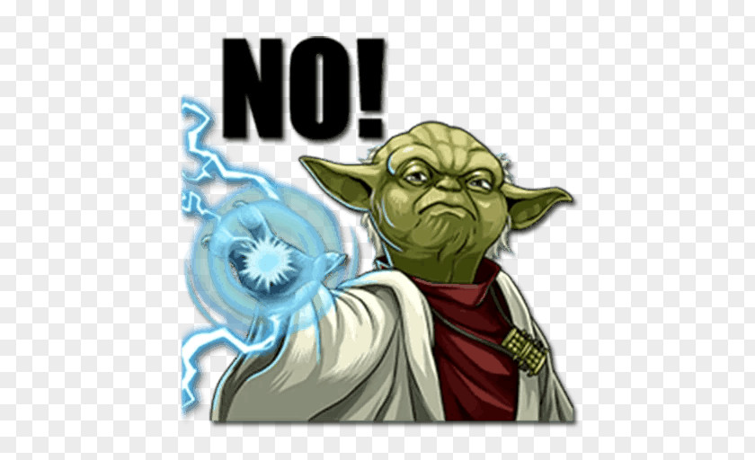 Yoda Star Wars Sticker Telegram Emoji PNG