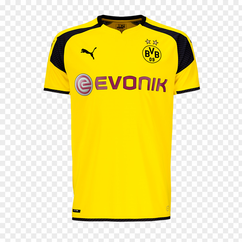Bvb Borussia Dortmund T-shirt 2016–17 UEFA Champions League 2017–18 Jersey PNG