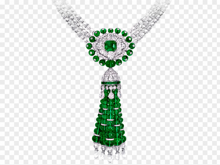 Emerald Earring Necklace Graff Diamonds Jewellery PNG