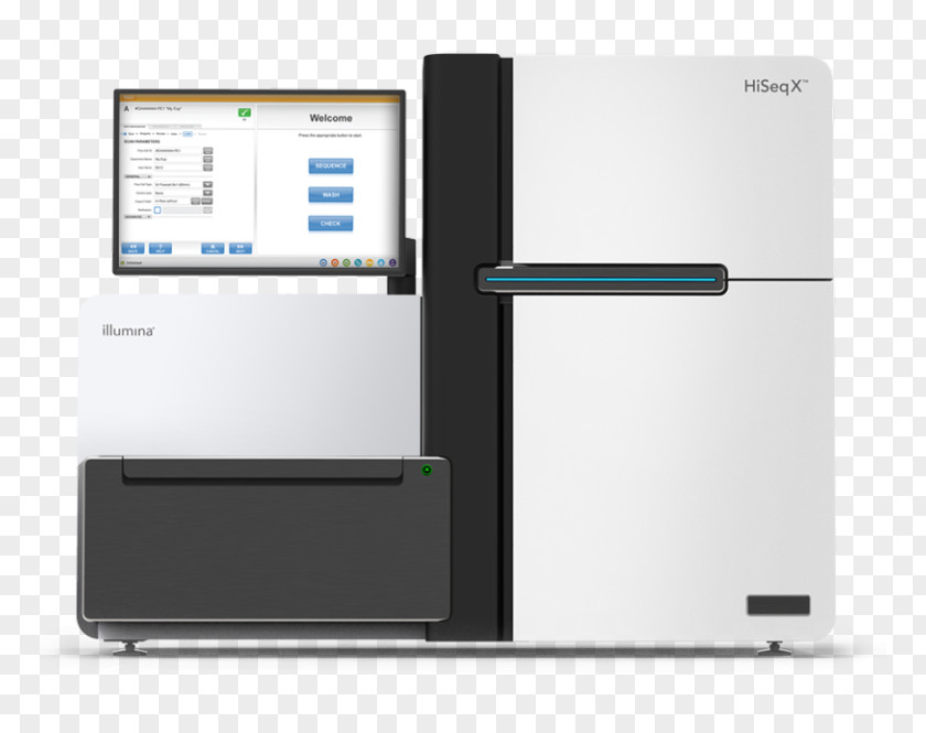 Illumina Massive Parallel Sequencing DNA Genome Sequencer PNG