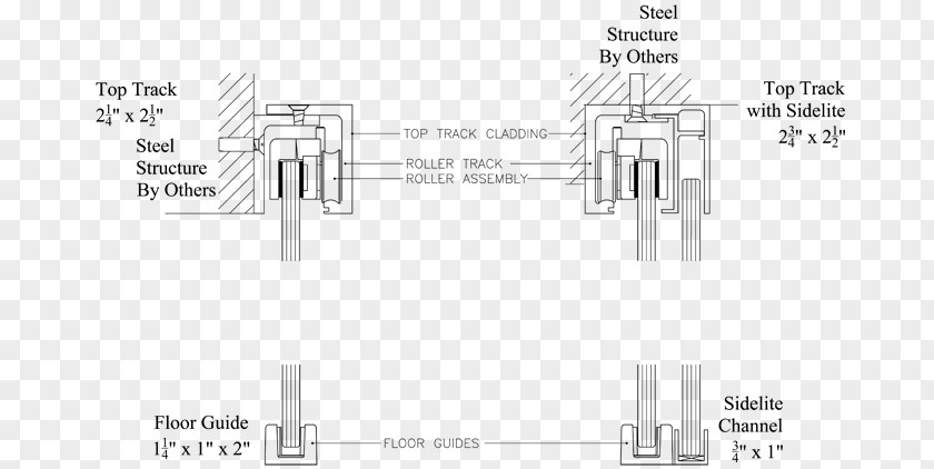 Door Top View Window Sliding Glass .dwg PNG