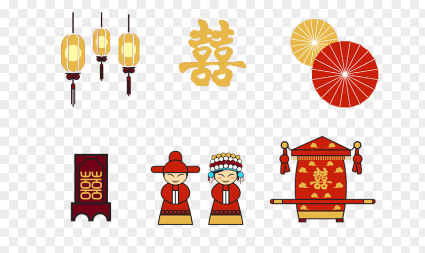 Lantern Bride And Groom Wedding Car China Chinese Marriage Clip Art PNG