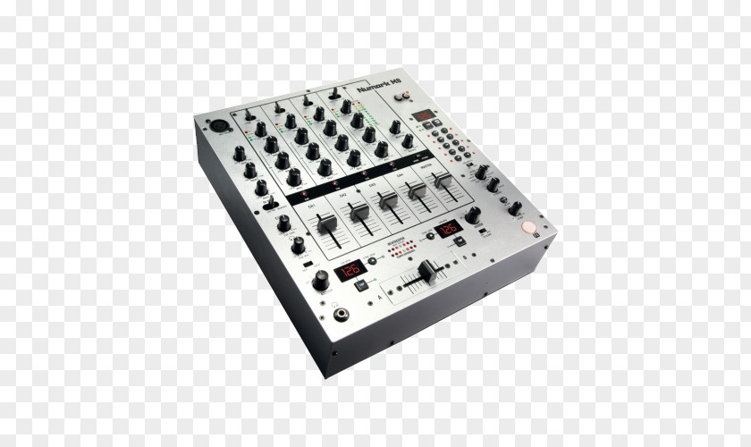 Microphone DJ Mixer Audio Mixers Numark Industries Disc Jockey PNG