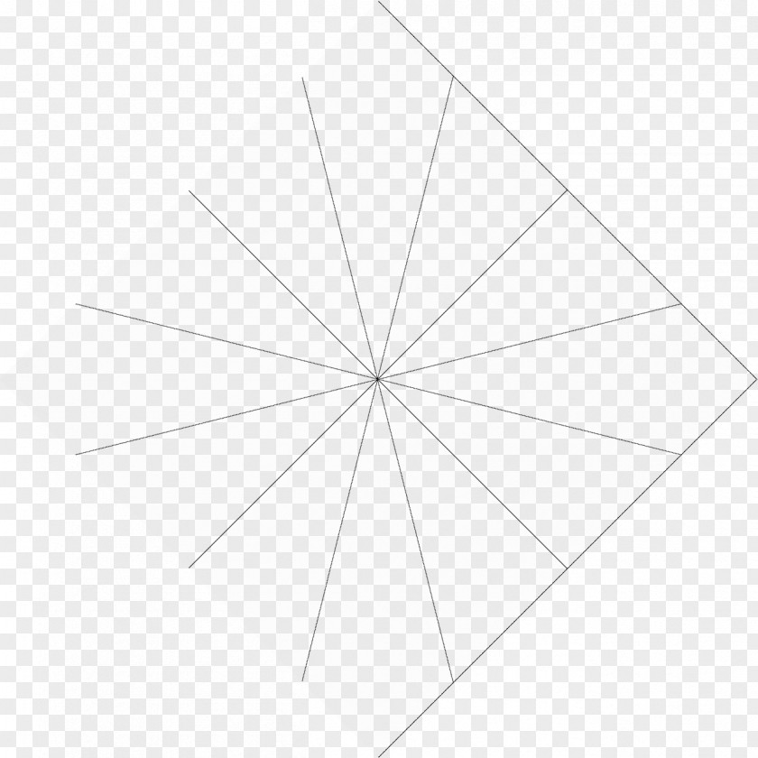 Rotating Ray Angle Point White PNG