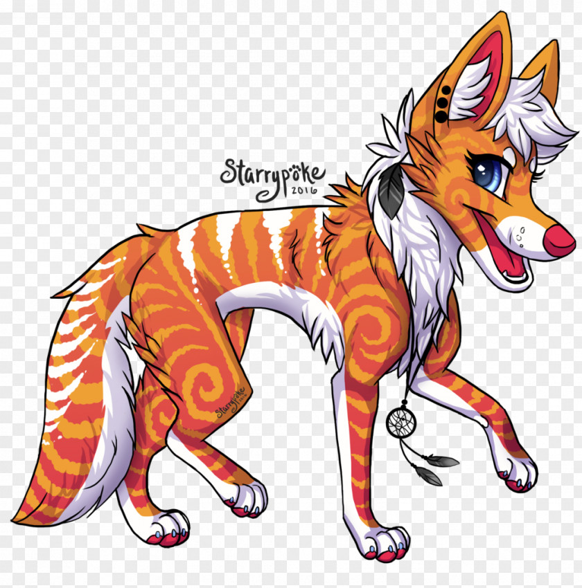 Sherbert Red Fox Wildlife Character Tail Clip Art PNG