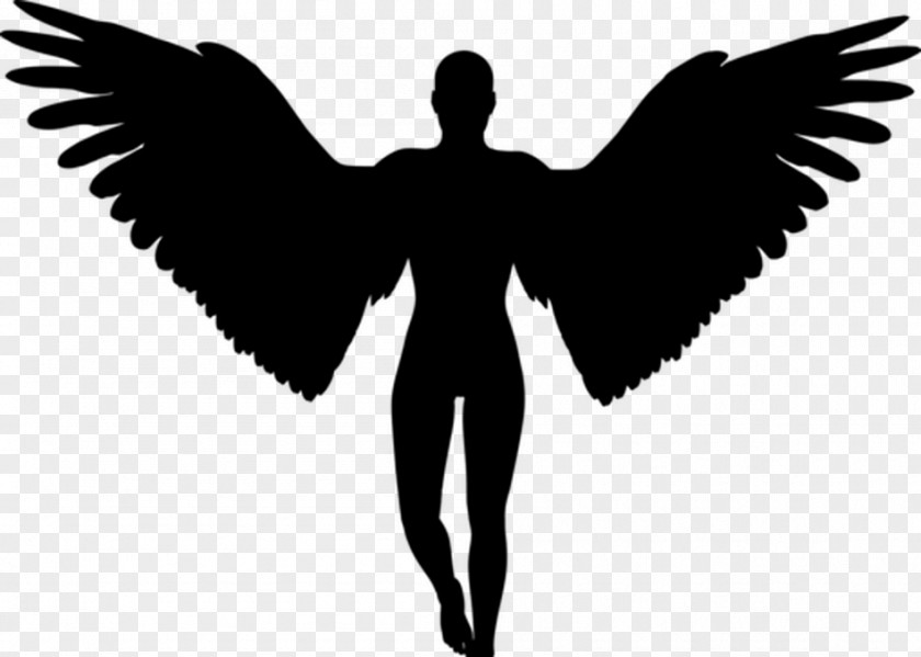 Angel Cherub Silhouette Clip Art PNG