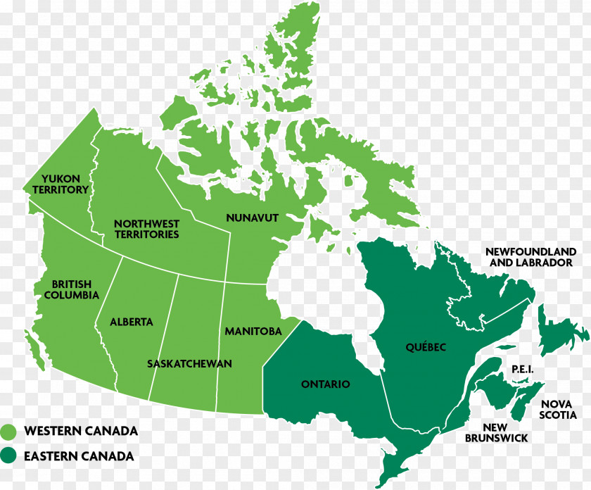 Canada United States Vector Map Mapa Polityczna PNG