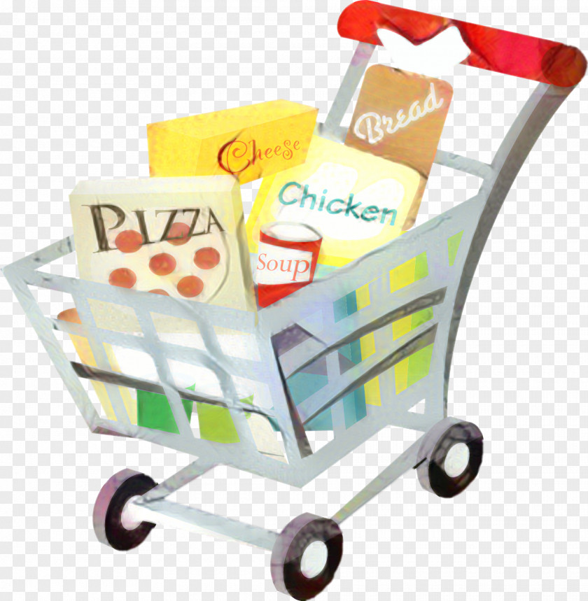 Vehicle Cart Supermarket Cartoon PNG